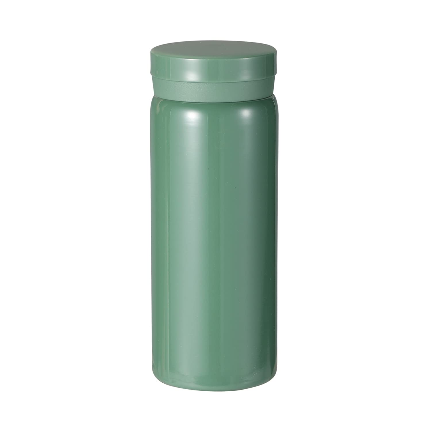 Small Flask, Cute Water Bottle, Vacuum Insulated Flask for Hot & Cold Drink, Keep 12H Hot & 6H Cold (Green, 200ml) — image 1