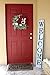 Tall Outdoor Welcome Sign for Porch, Carved Vertical Welcome Sign for Front Porch, 5 ft Front Porch Decor, Rustic Farmhouse Decor, Wooden Welcome Sign for Front Door -White Engraved