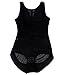 FUT Full Body Waist Trainer Shaper Underbust Corset Cincher Shapewear Bodysuit Black