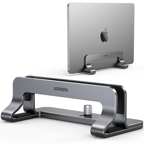 UGREEN Laptopständer Vertikaler Aluminium Vertikal Stand Laptop Ständer Platzsparender Laptop Halter mit thermischer Basis für Laptops,MacBook Air,Pro,Samsung, iPad,Tablets thumbnail 1