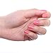 HIGH'S Upgrade EXTRE Adhesion Nail Wraps Decals Art Transfer Sticker Collection Manicure DIY Fullnail Polish Patch Strips for Wedding, Party, Shopping, Travelling, 20pcs(Salmon)