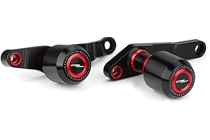 Goxmoto Motorcycle Frame Sliders Falling Protection Crash Protector Aluminum Bracket Compatible With H.onda CBR650R / E-Clutch 2024-2025 Engine Fairing Guards CBR 650 R CBR 650R Accessories (Red)