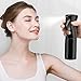Yebeauty Hair Mister Spray Bottle, 5.4oz Empty Plastic Ultra Fine Continuous Water Mister Sprayer Bottle Hair Spray Bottle for Hairstyling, Skin Care, Cleaning, Plants and Misting, Black 160ml