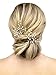 Unicra Wedding Hair Pins Hair Set Jewelry Decorative Wedding Hair Accessories for Brides and Bridesmaids Pack of 2 (Silver)