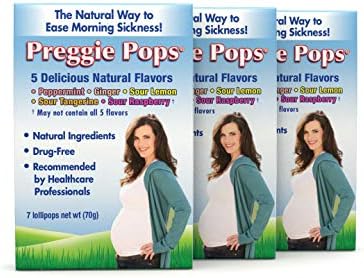 Preggie Pops Morning Sickness Nausea Relief During Pregnancy Safe For Pregnant Mom Baby Gluten Free 7 Flavors Lemon Raspberry Peppermint More 7 Count Pack Of 3 Health Personal Care Amazon Com