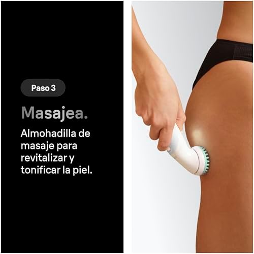 Silk·épil 9 SkinSpa Epilador Elétrico Mulher com Escova Esfoliante, Almofada de Massagem e Mini Depilador Facial, Conjunto Tudo-Em-Um, Depilações, Depilações e Cortes, Uso Seco e Húmido, 9-381