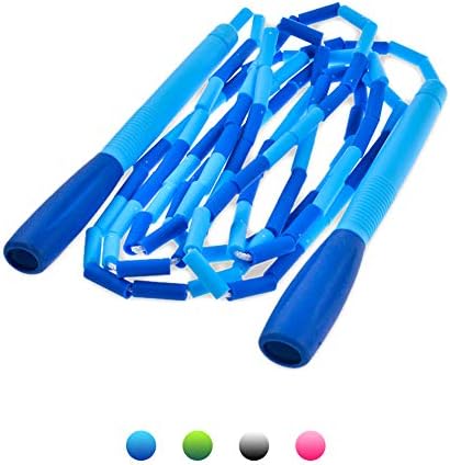 Jump Rope Beaded Segment Adjustable and Premium Skipping Rope Tangle-Free Workout Fancy Speed Rope with Free Carry Bag