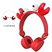Kids Headphones, Jelly Comb Wired On Ear Headphones with 85dB Volume Limited Hearing Protection & Music Sharing Function Headphones for Children (Red)thumb 1