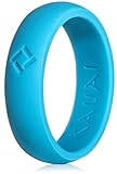 Kauai - Silicone Wedding Ring, - (Pro-Athletic Series) Designed for Comfort, Fitness, Exercise, Weight Lifting/Training, Running, Rubber Ring, Safe Silicone Wedding Band