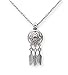 Pearlina Dream Catcher Cultured Pearl Oyster Necklace Set Silver-tone Cage w/Stainless Steel Chain 18