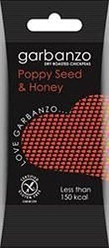 Garbanzo Poppy Seed &amp; Honey Roasted Chickpeas 30g (Pack of 12)