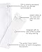 RuffleButts Baby/Toddler Girls Footless Ruffled Tights - White, 4-6