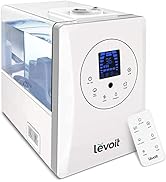 LEVOIT Humidifier for Bedroom, Warm and Cool Mist Humidifiers for Plants, Large Room, 6L Air Humi...