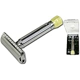 Merkur Progress Adjustable Double Edge Safety Razor with Pack of 10 Blades-#570- Made in Germany