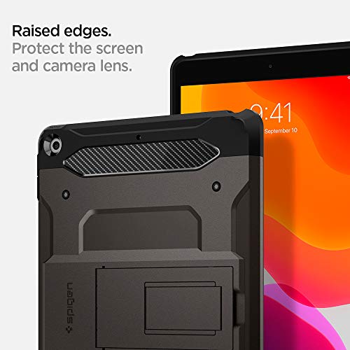 Spigen Tough Armor Tech Compatible con Apple iPad 10.2 (2019) Funda - Gunmetal - Imagen 7