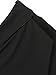 CHARLES RICHARDS Women's Plus Size Asymetric Hem Tulip Plain Mid Waist Shorts Mini Skirt Shorts Black