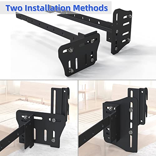 Bed Frame Brackets Adapter, Headboard Brackets for Metal Bed Frame