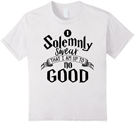 Kids I Solemnly Swear That I Am Up To No Good t-shirt tee 12 White