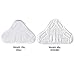Winomo Replacement Microfiber Pads for H2O X5 Vax S2 Steam Mop 9-pack White