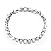 QIANSE Tennis Bracelet Clear Swarovski Crystals Fashion Jewelry for Women Girls Birthday Gifts for Girls Women Girlfriend Wife Daughter Mom Sister Anniversary Gifts for Her