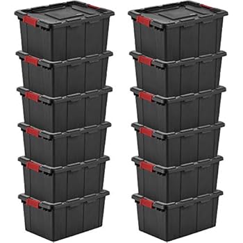 Amazon Com Hdx Tough Polypropylene Plastic 27 Gal Storage Tote