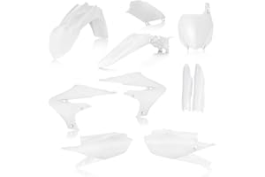 Acerbis Full Plastic Kit – Compatible with Yamaha YZ250F (19-23), YZ250FX (21-24), YZ450F (18-22), YZ450FX (19-23) – white