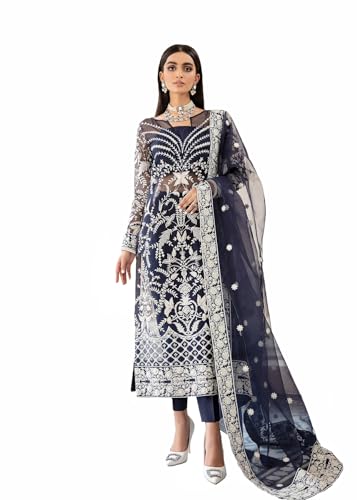 Cbazaar Ready To Wear Salwar Kameez, Graceful Heavily… at Amazon