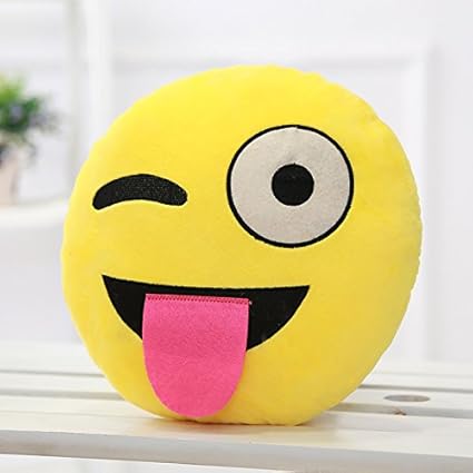Tickles Whatsapp Sofa Smiley Emoticon Cushion Plush 33cm