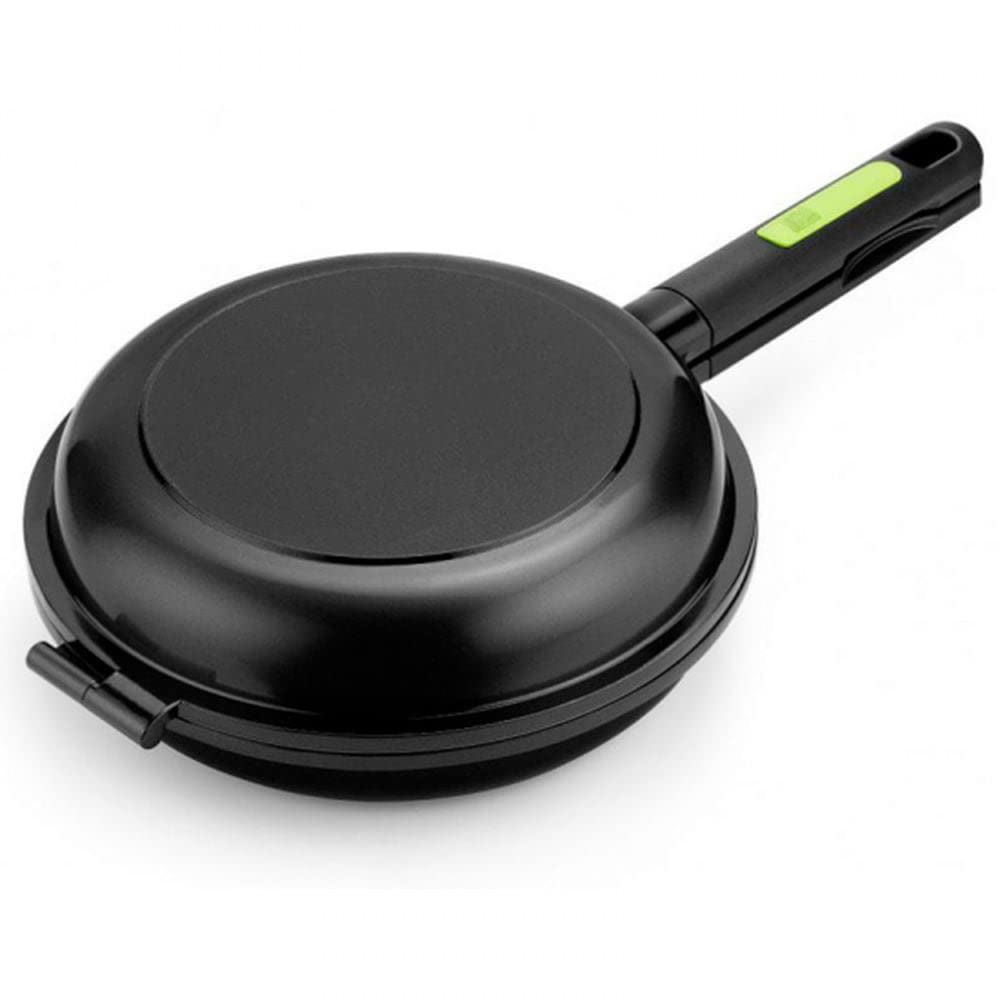 BRA DuPLA Frying Pan for Prior Tortillas A121465 24 cm Thickness 5.5 mm Cast Aluminium Teflon Non-Stick Kitchen with Little Oil