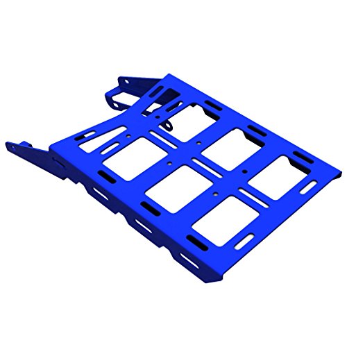 Cargo Rack Luggage Carrier Utility Rear Tail Holder Blue Powdercoat fits: 08-16 Yamaha XT250 - Immix Racing - 100-005-blue