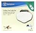 Westinghouse 7781300 Schoolhouse Glass Indoor/Outdoor 4-Inch Fitter Ceiling Fan Light Kit, Oil Rubbed Bronze with White Opal Glass Shade