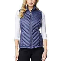 32 DEGREES Heat Womens Packable Vest (Large, Orion Blue)