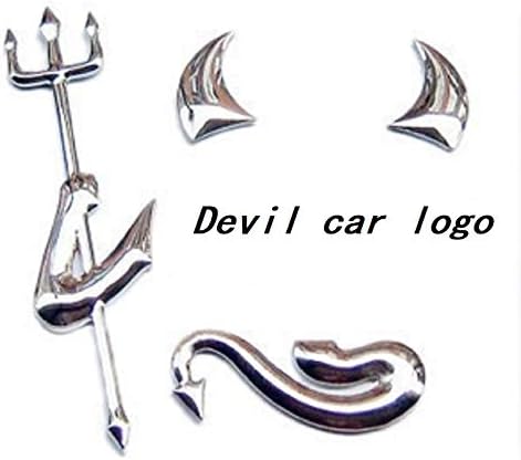 Silver ペット用品 Color 100 品質保証 ホビー 激安超特価 B0gpkzmt 自動車金属ロゴ おもちゃ 正規品送料無料 小 悪魔の車のステッカー面白い車のステッカーパーソナライズされた車のステッカー車のステッカー金属3dステレオ車のステッカー 新作製品 世界最高品質
