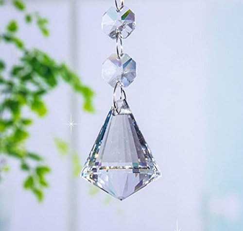 Camybb 10PCS crystal AAA Chandelier Prisms Pendants Balls Suncatchers Crystal Garland Beads (30mm)