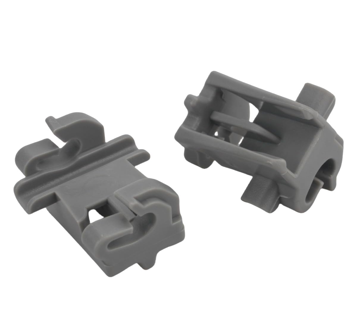 (2 PCS) 00611474 Dishwasher Tine Row Clip fit for Bosch Thermador LG Siemens 611474, MEG64438801, SMV63M00AU/73, SMU40M05AU/74, SMS69T28AU/73, SMS68T08AU/01, SMU50E25AU/01, SMS63L08AU/01 -Gray