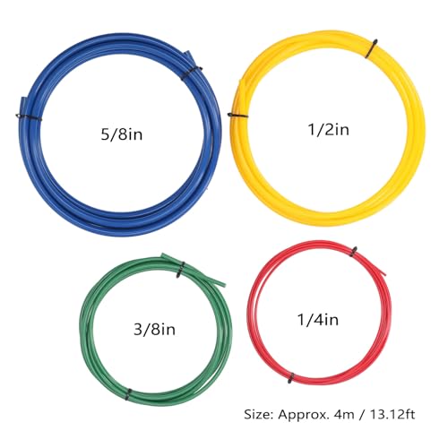 4 Pcs 4M Air Conditioning Copper Pipe Bender Pipe Bender PE Plastic Bending Machine Built-in Bending Sleeve