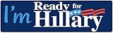 CAR MAGNET: I'm Ready For Hillary, 2016 3