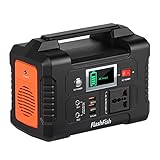 Tragbares 200W-Kraftwerk, FlashFish 40800mAh Solargenerator mit 220V AC-Steckdos