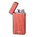 lcfun Dual Arc Plasma Lighter USB Rechargeable Electric Lighter Windproof Flameless Butane Free Cigarette Lighter (Red Wood)