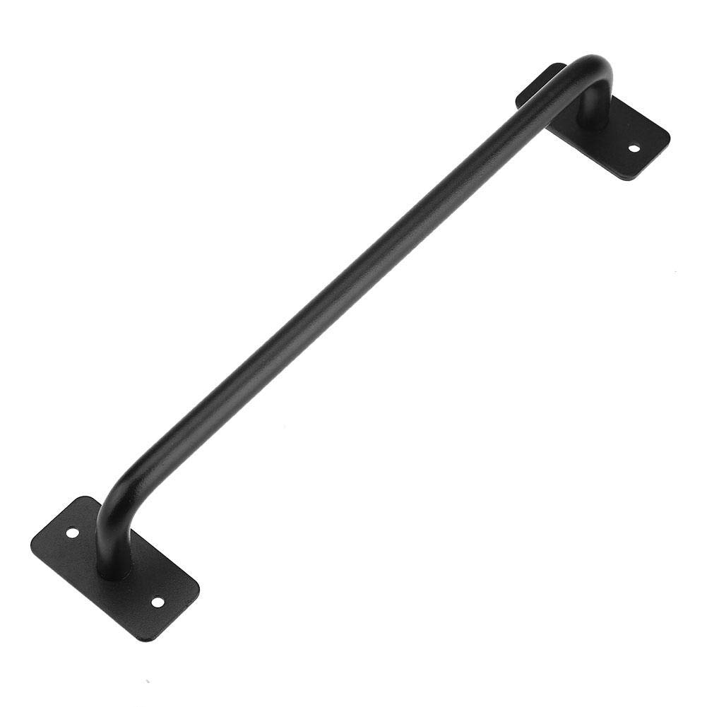 Handle for Barn Door, Iron Door Handle Sliding Barn Handle Metal Handle Black Retro Door Wardrobe Long Handle American Field (S)