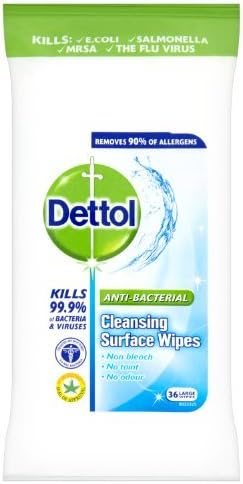 Amazon.com: Dettol KRBSCW56 Wipes, 36 