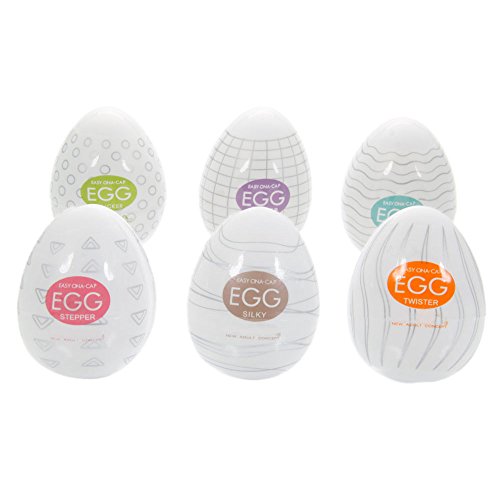 MicroMall(TM) 6pcs Tenga Egg -Male Masturbation Egg Cup Simulation Vagina Toy Random