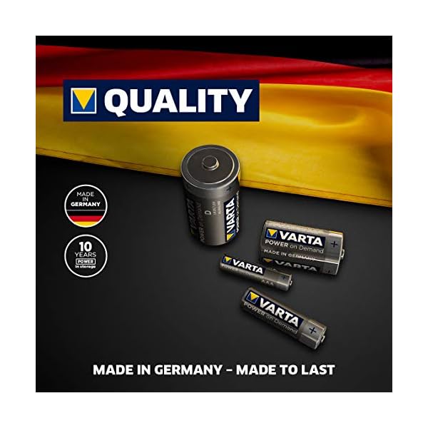 VARTA Batterien AAA, 40 Stück, Power on Demand, Alkaline, 1,5V, Vorratspack in umweltschonender Verpackung, ideal für Computerzubehör, Smart Home Geräte – Bild 5