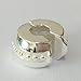 Dots Clip Stopper Charms Genuine 925 Sterling Silver Clip Lock Charms Bead for European Style Bracelet