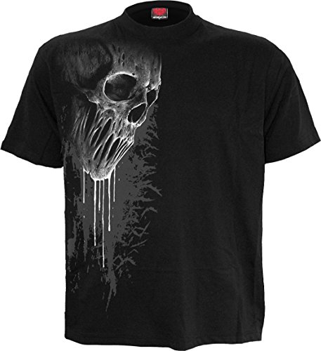 Spiral Mens - Bat Curse - Front Print T-Shirt Black - M
