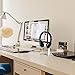 VESHOW Aluminum Headphone Stand Headset Hanger - Gaming Headset Holder for Desk, Earphone Mount with Silicone Phone Tablet Stand for All Over-Ear Headphones