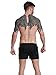 Neleus Men's Dry Fit Athletic Running Beach Shorts,801,Black,USA S+,Asia Tag L