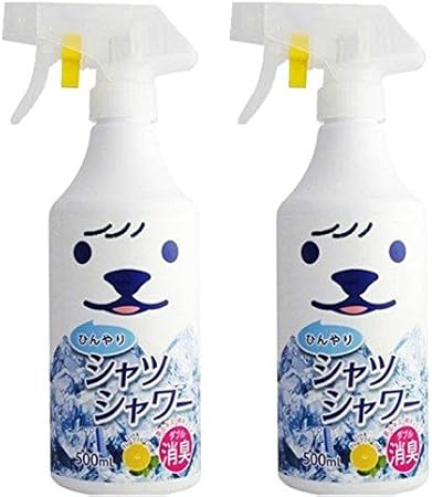 Amazon ２個セット ときわ商会 ひんやりシャツシャワーs 本体 500ml ２個セット ときわ商会 デオドラント 制汗剤 通販