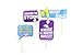 Game Birthday Party Supplies for Boys -Gaming Birthday Party Decorations Set -Birthday Party Favors-Video Game Party Photo Booth Props- 20pc
