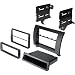 American International TOY-K967 2007 2008 2009 Toyota Tundra Matte Black DIN with Pocket & Double DIN Radio Dash Install Mounting Kit 07 08 09